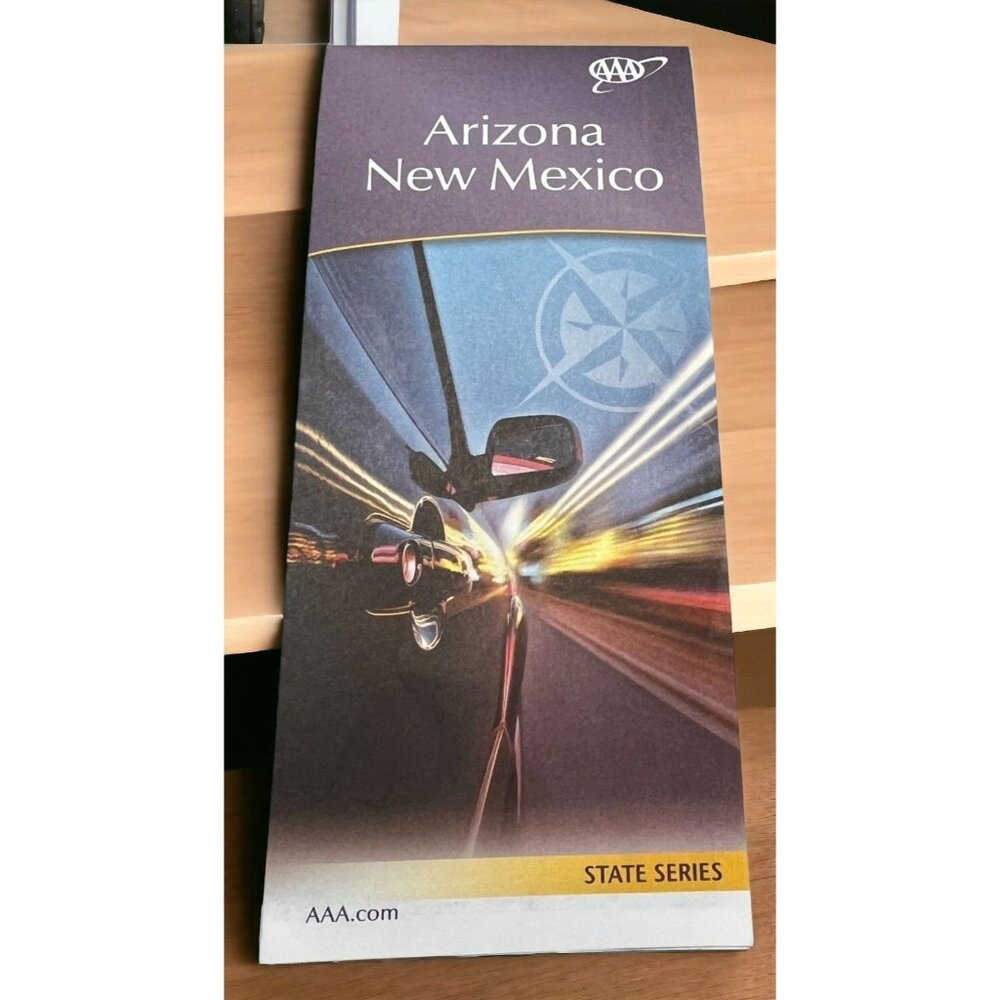 Arizona New Mexico State Map Transportation Travel Highway Map 2018 AAA